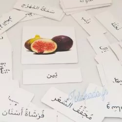Mon imagier Montessori des premiers mots arabes 1