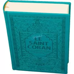 Coran bleu turquoise arabe français phonétique