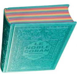 Le Noble Coran Rainbow - Arabe/ Français - Vert (-bleu)