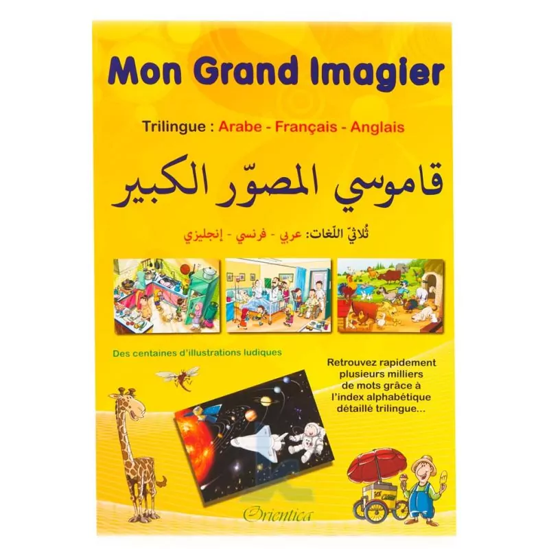 Mon Grand Imagier Trilingue | Apprendre des mots arabe et FR-EN