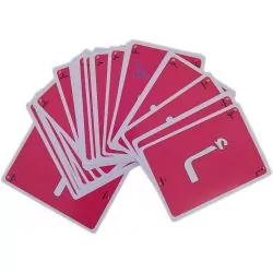 Jeu de cartes Abjadiyya association couleurs